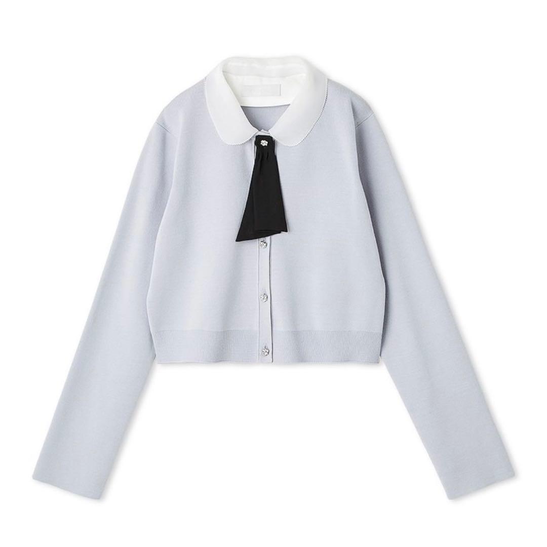 セルフォード　CELFORD デタッチャブル総針カーディガン