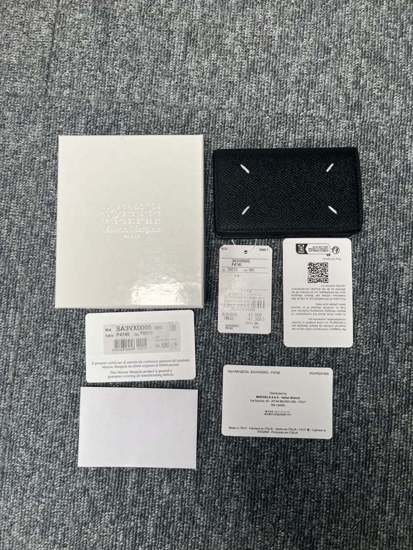 Maison Margiela メゾンマルジェラ 名刺入れ/カード入れ レザー