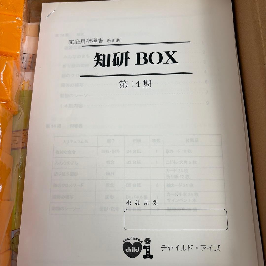 ⭐︎カンナさん専用⭐︎新品未使用！知研BOX 第14.15.16.17