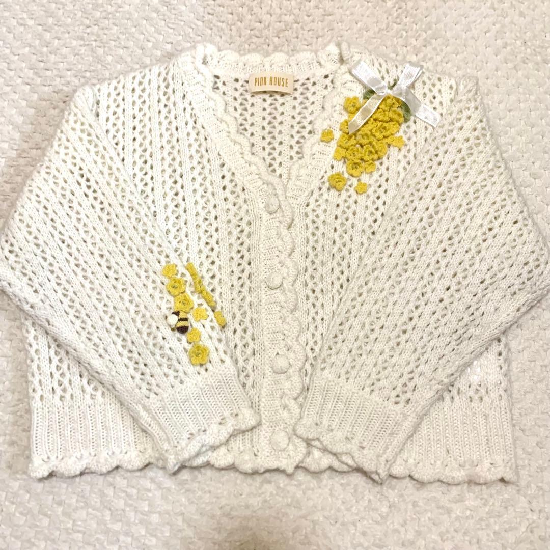 PINK HOUSE ニットカーディガン