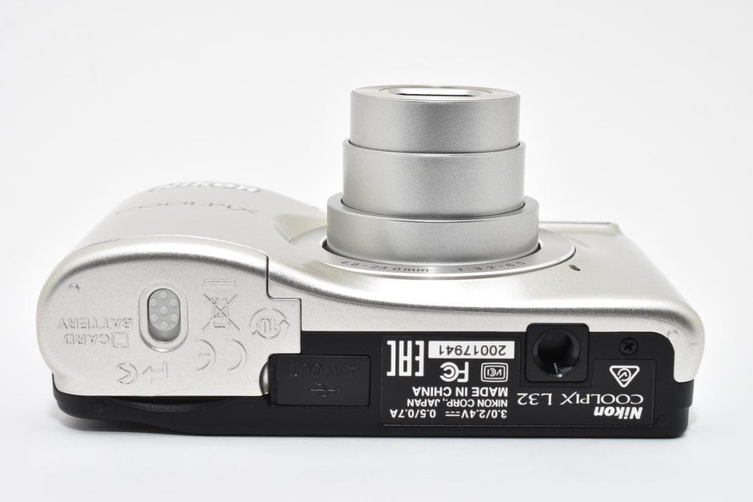 【美品】Nikon COOLPIX L32 シルバー　動作確認済