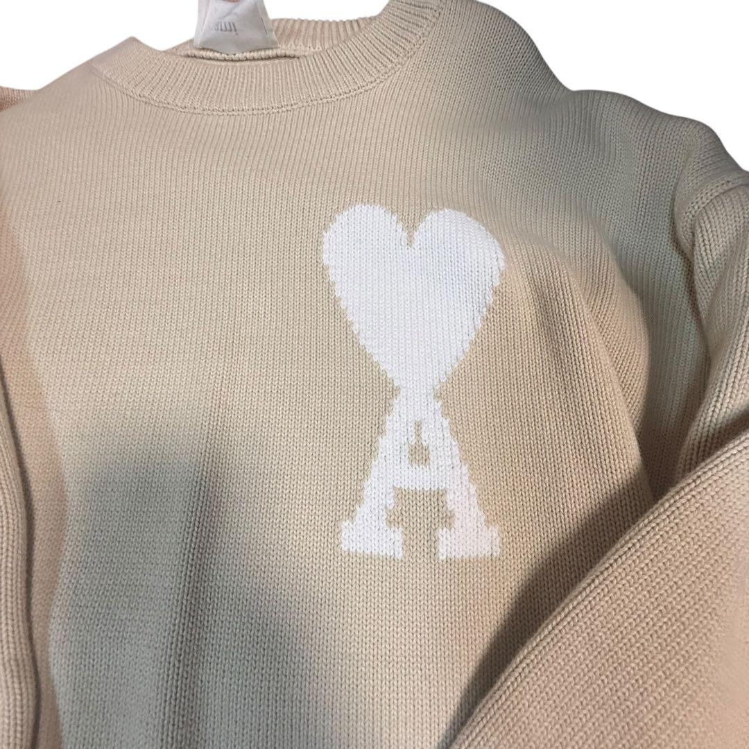 ami paris アミパリ ニット ベージュ　Lサイズ