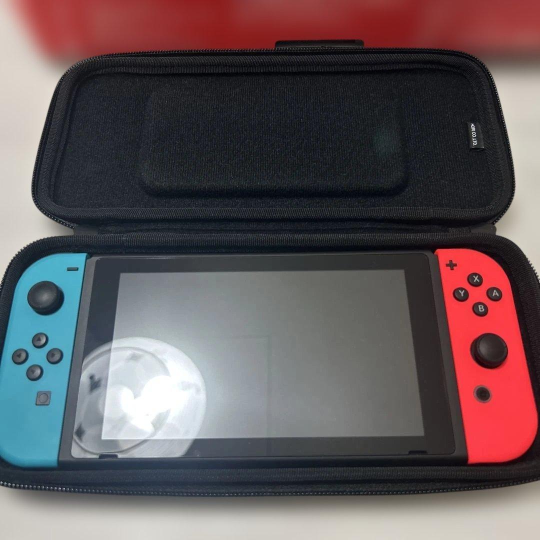 Nintendo Switch本体美品128gb SD付き