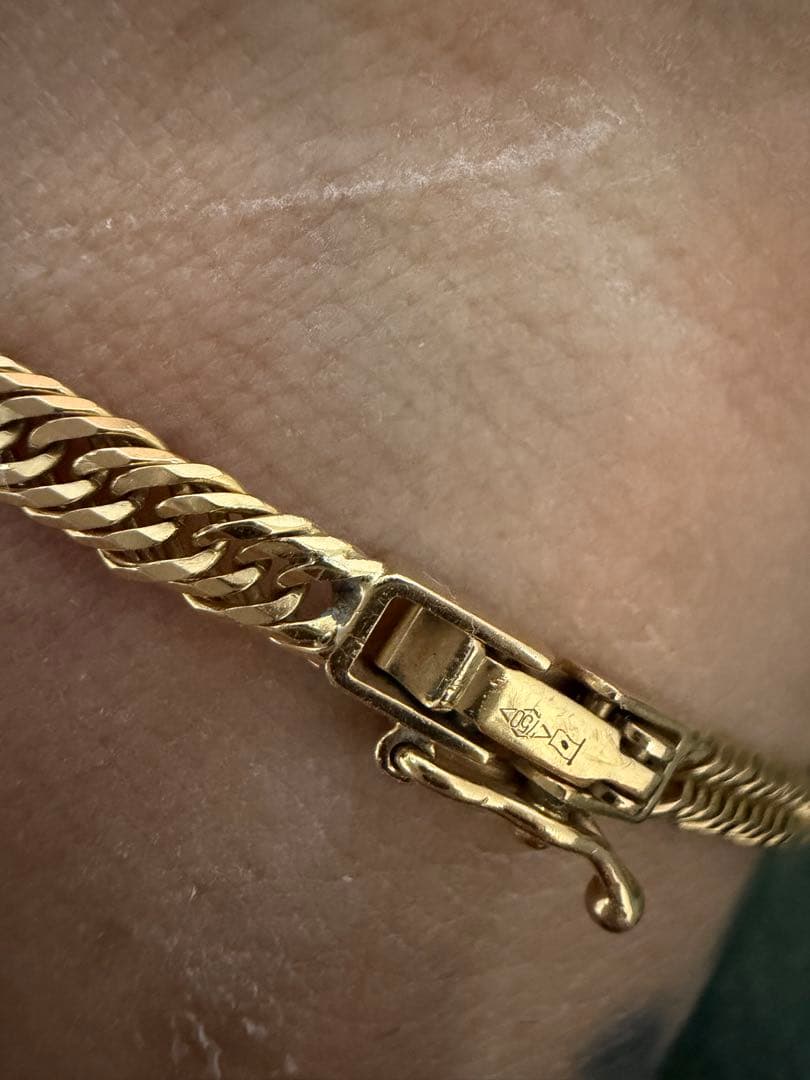 18金の喜平ブレスレット　12面　5.1g