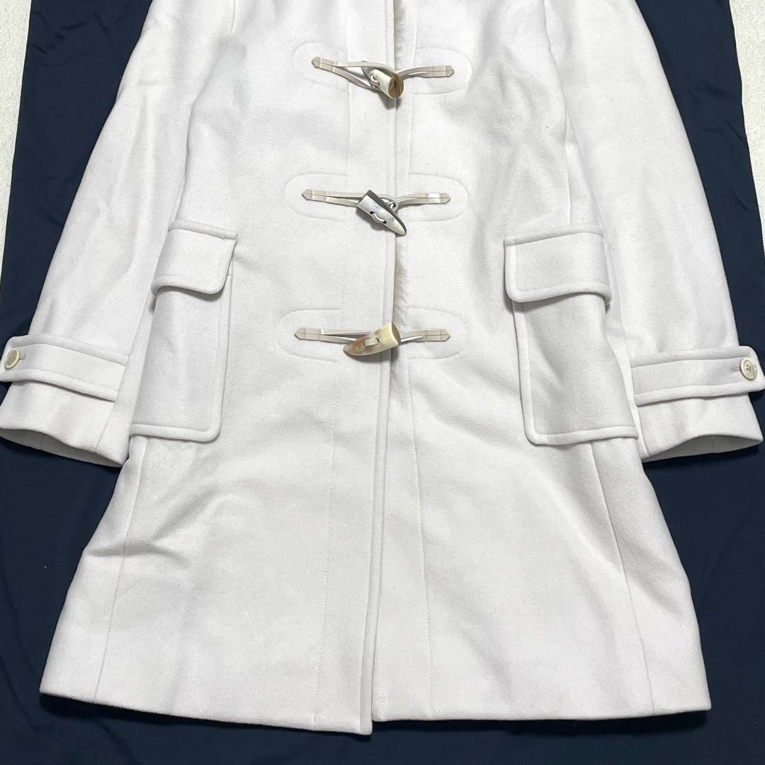 シップス カシミヤ混 リアルファー付きダッフルコート 40 3way