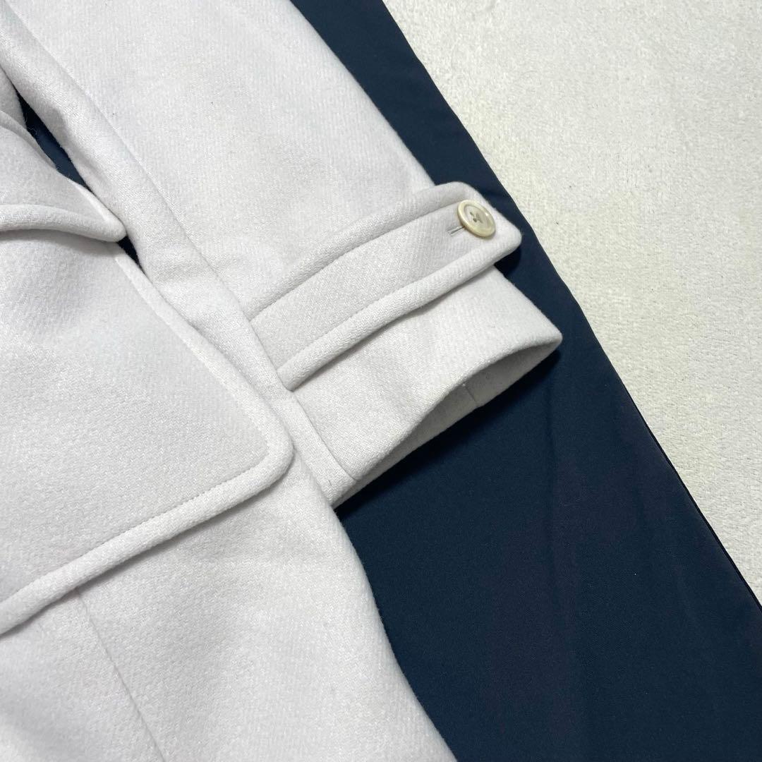 シップス カシミヤ混 リアルファー付きダッフルコート 40 3way