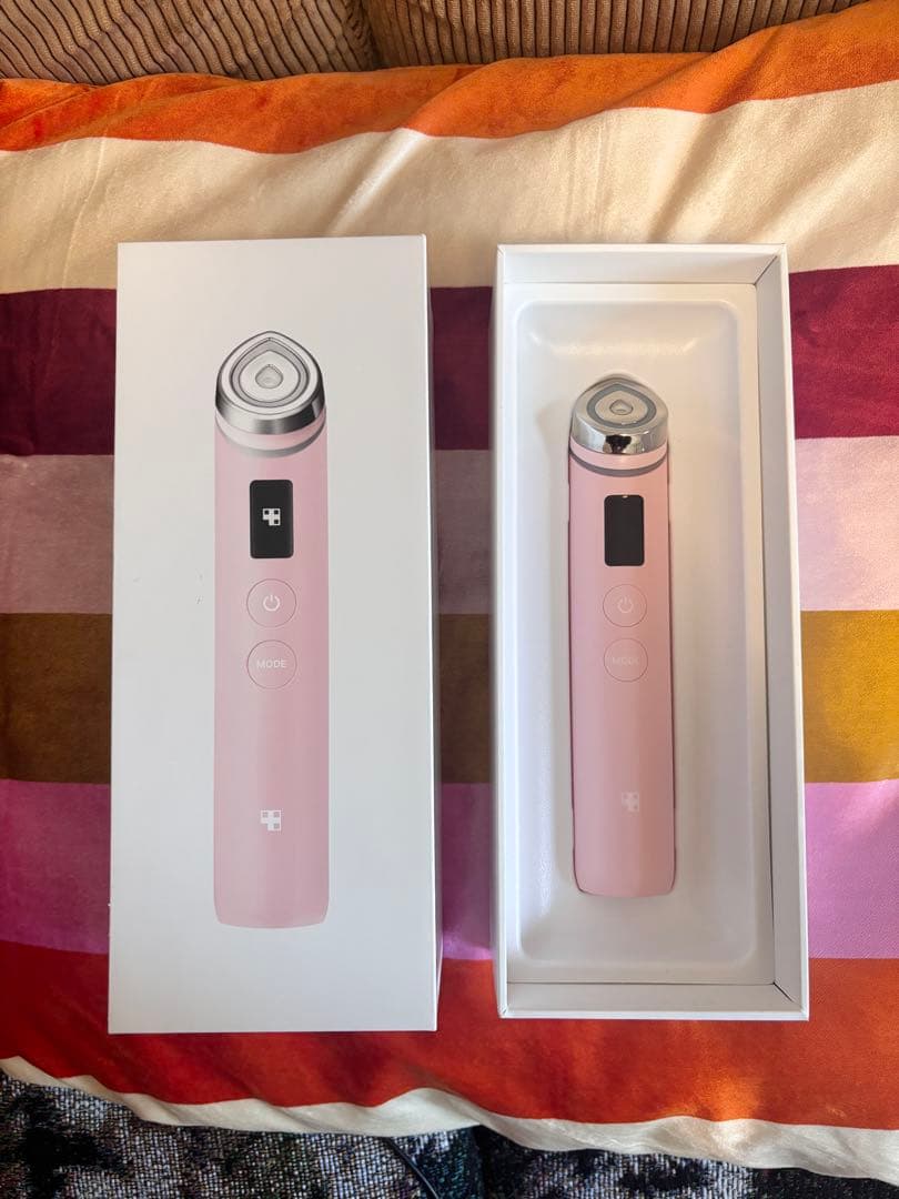 【箱付き美品】　メディキューブ AGE-Rブースタープロ　ピンク