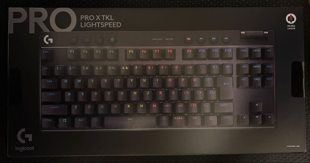 【新品未開封】ロジクール PRO X TKL G-PKB-003WL-LNBK