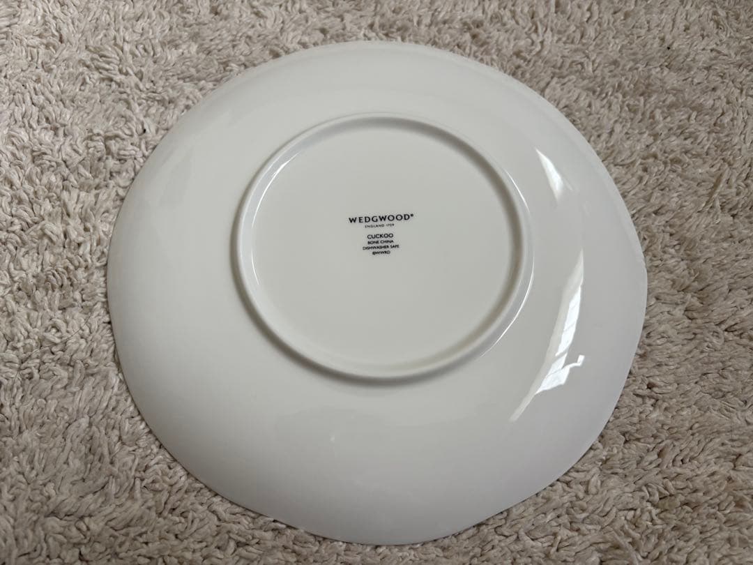  花と鳥の皿 ４枚セット