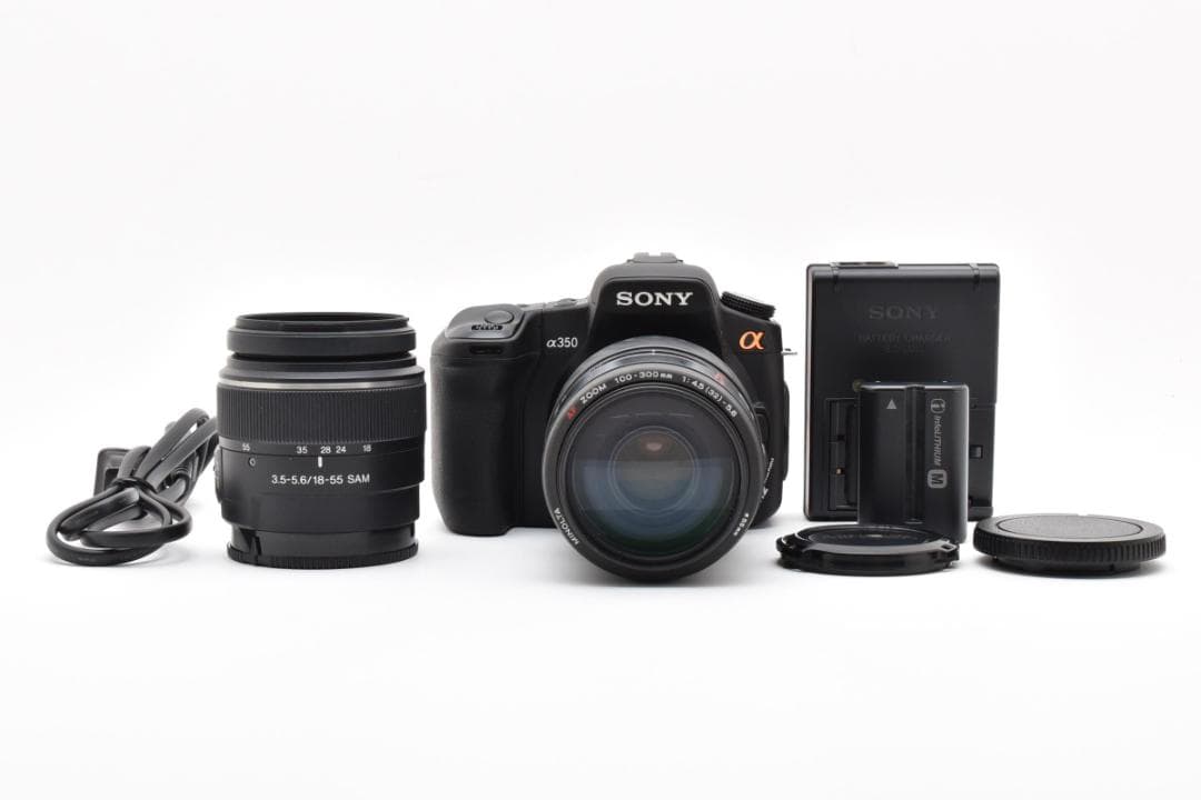 ■ 美品 ■ ソニー SONY α350 DSLR-A350 ダブルレンズセット