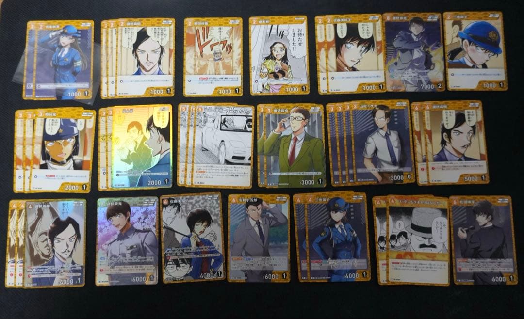 名探偵コナンカード デッキ黄色　長野県警デッキ