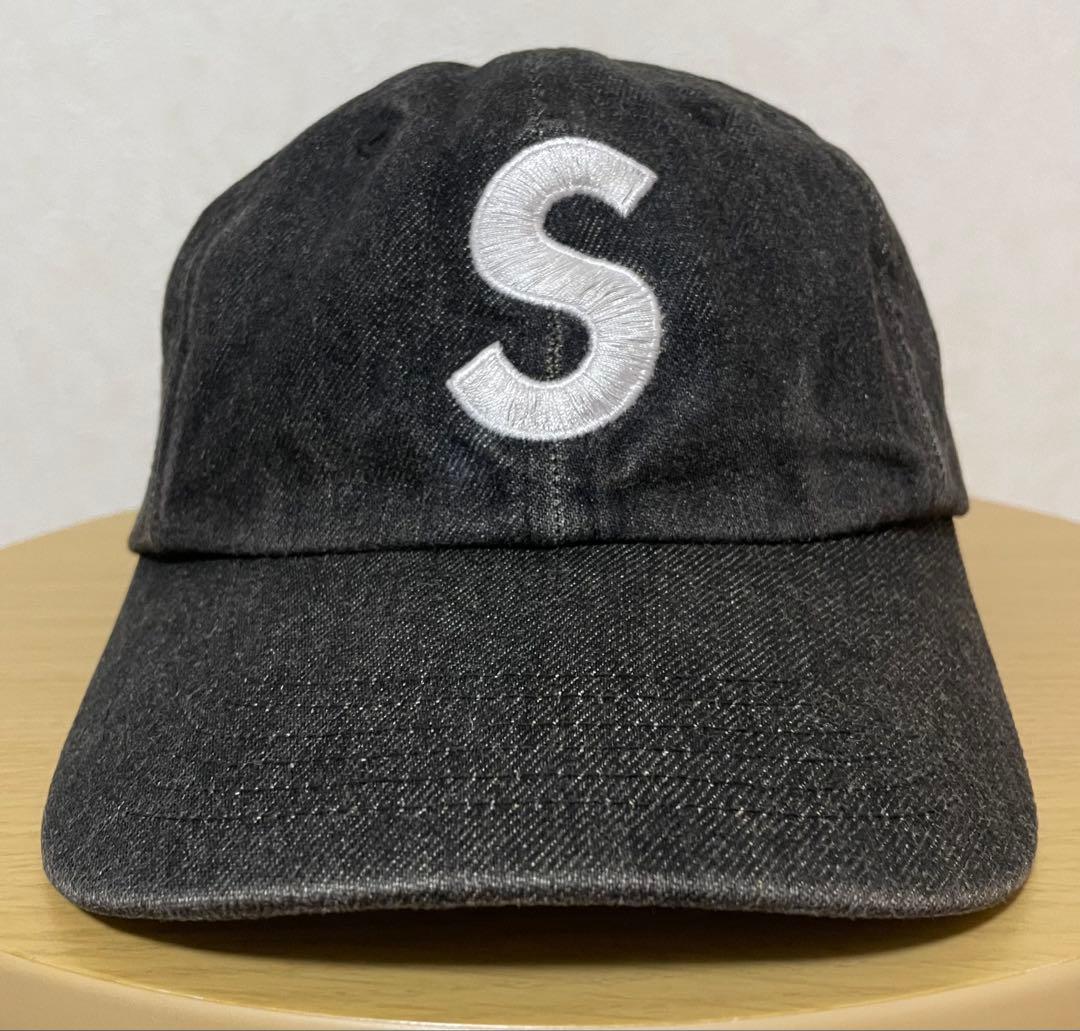 Supreme デニム S Logo キャップ ブラック