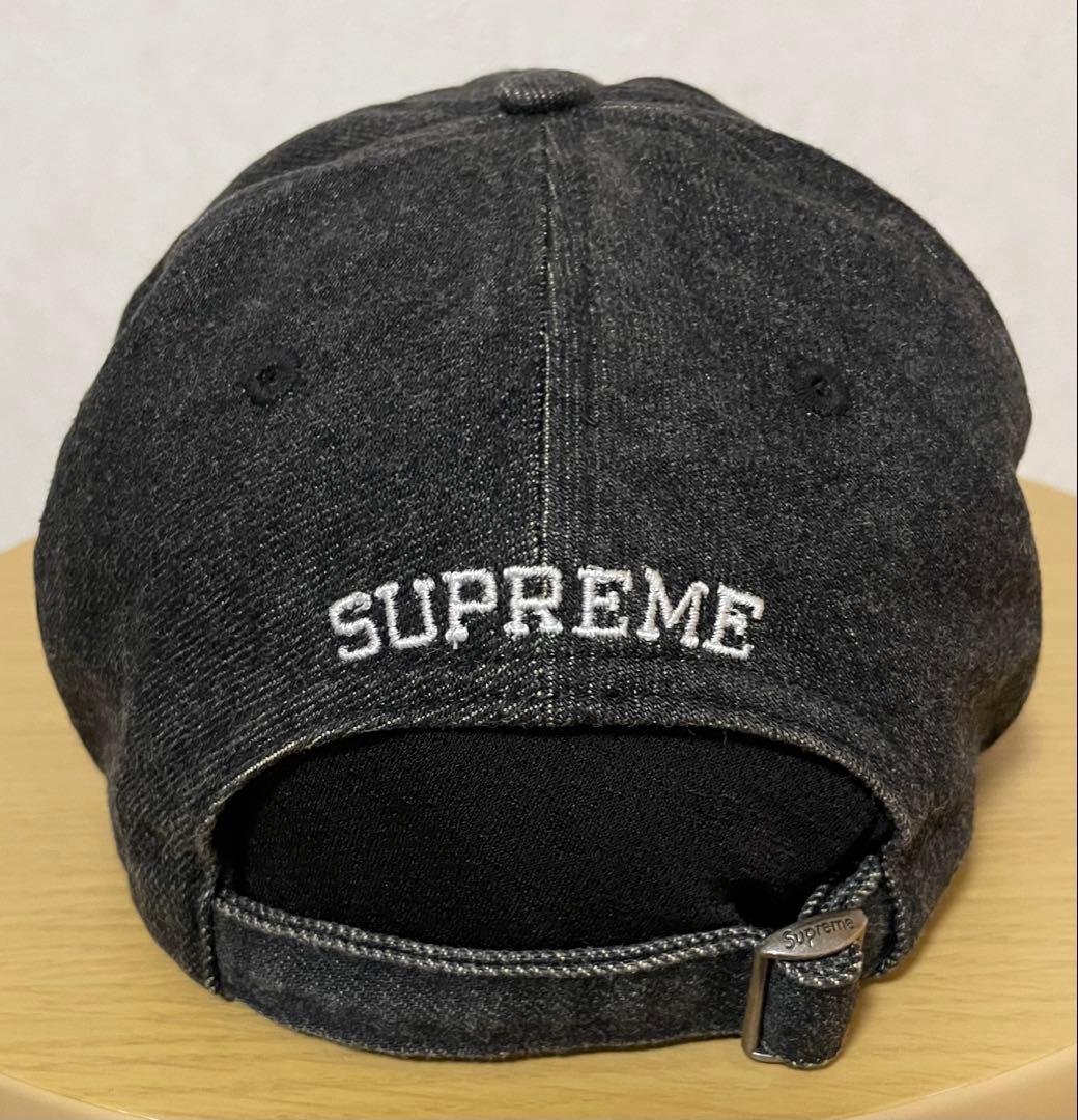 Supreme デニム S Logo キャップ ブラック