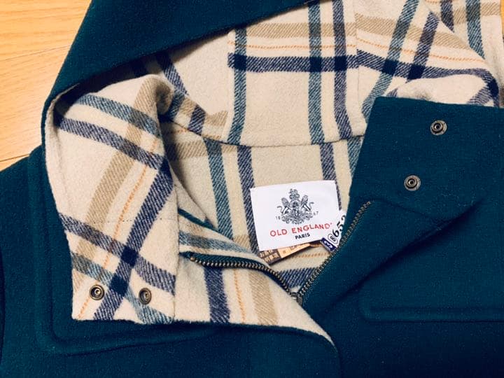 OLD ENGLAND ジップアップウールコート38 オールドイングランド