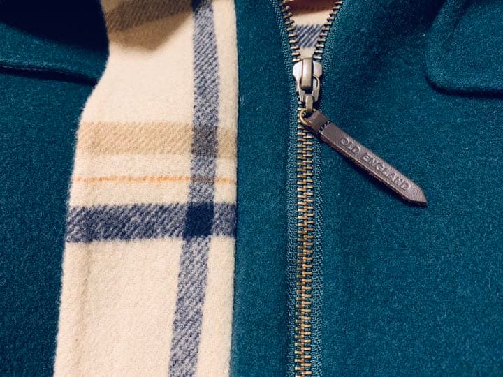 OLD ENGLAND ジップアップウールコート38 オールドイングランド