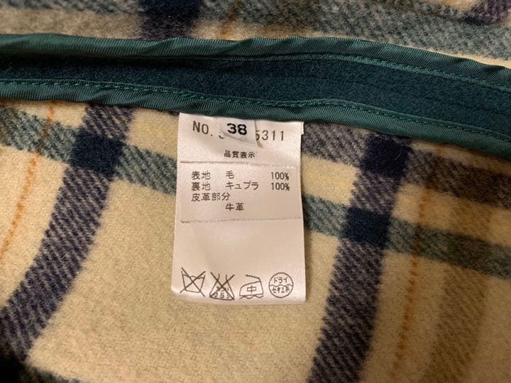 OLD ENGLAND ジップアップウールコート38 オールドイングランド