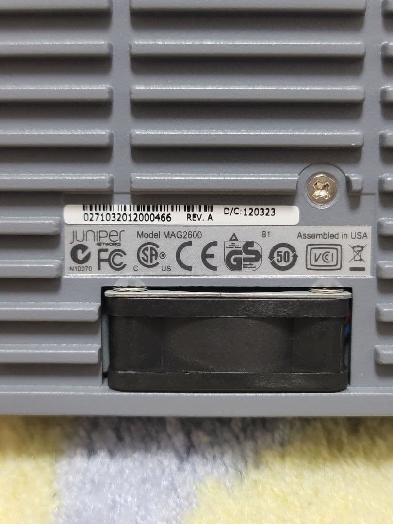 JUNIPER NETWORKS ルーター 動作確認済み