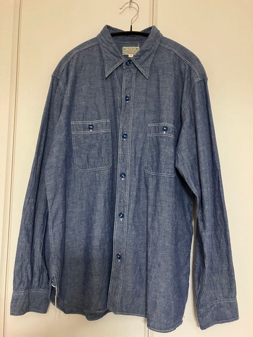 Buzz Rickson's デニムシャツ 17-17½ シャンブレーシャツ