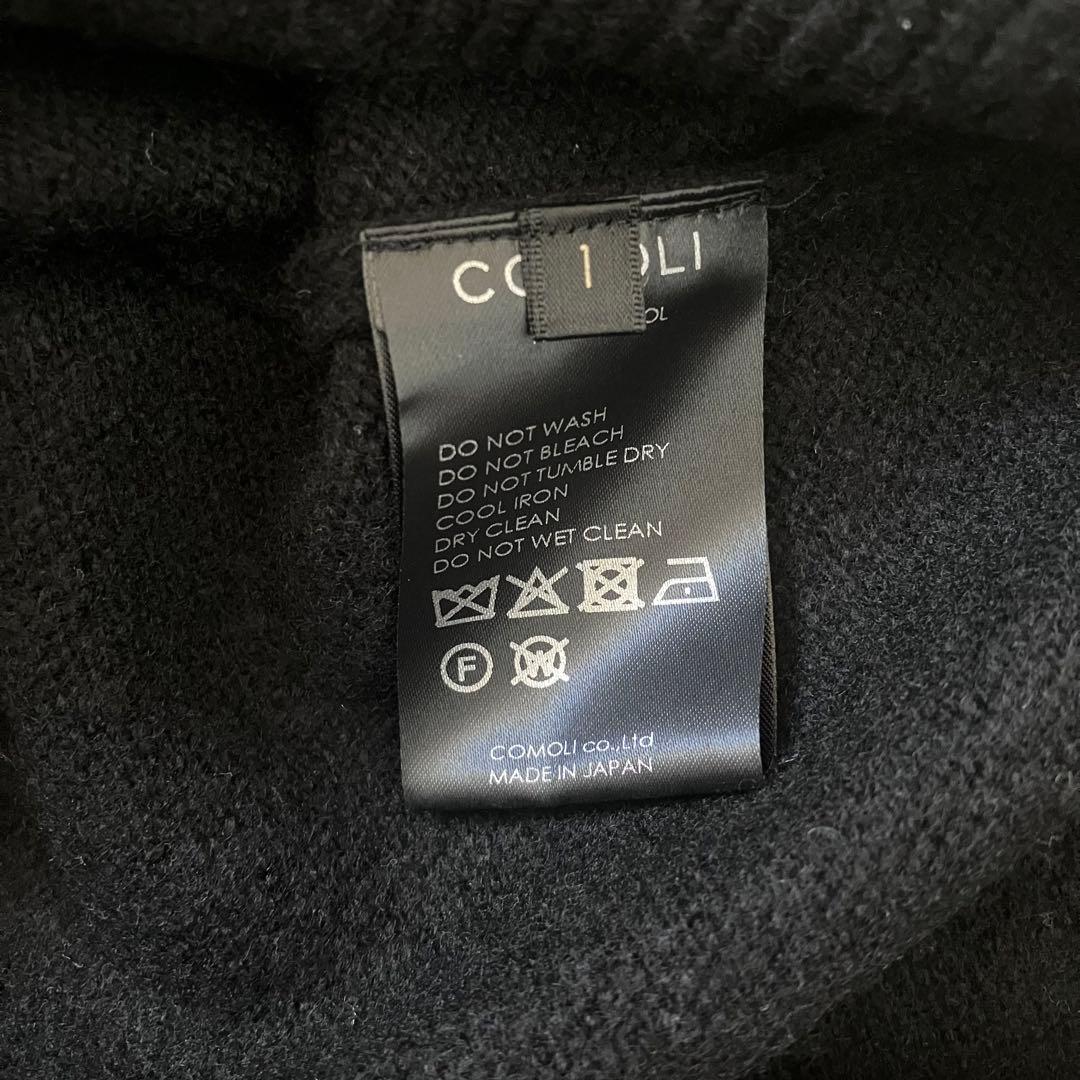 comoli ラムズウールクルーネックニット　size1 25aw