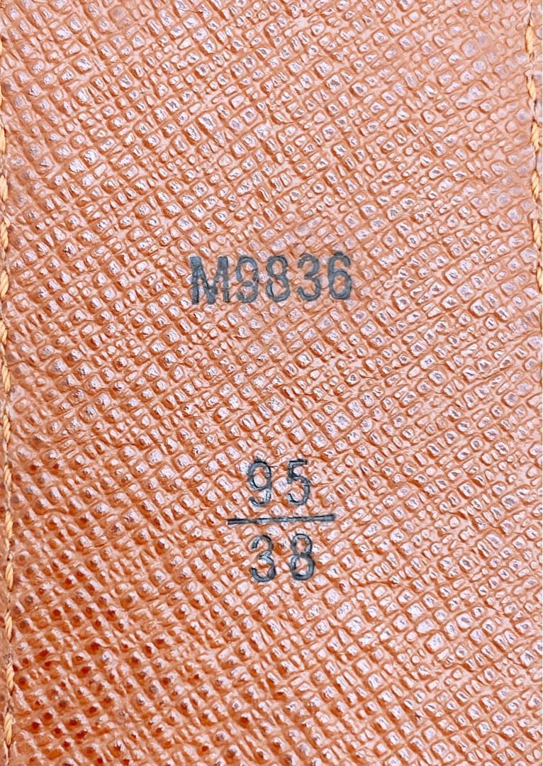 ヴィトン モノグラム ベルトのみ サンチュール デュオ ポーチ無 M9836 ②