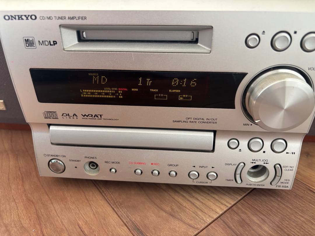 ジェキ様用　ONKYO CD/MD ミニコンポ FR-X9A