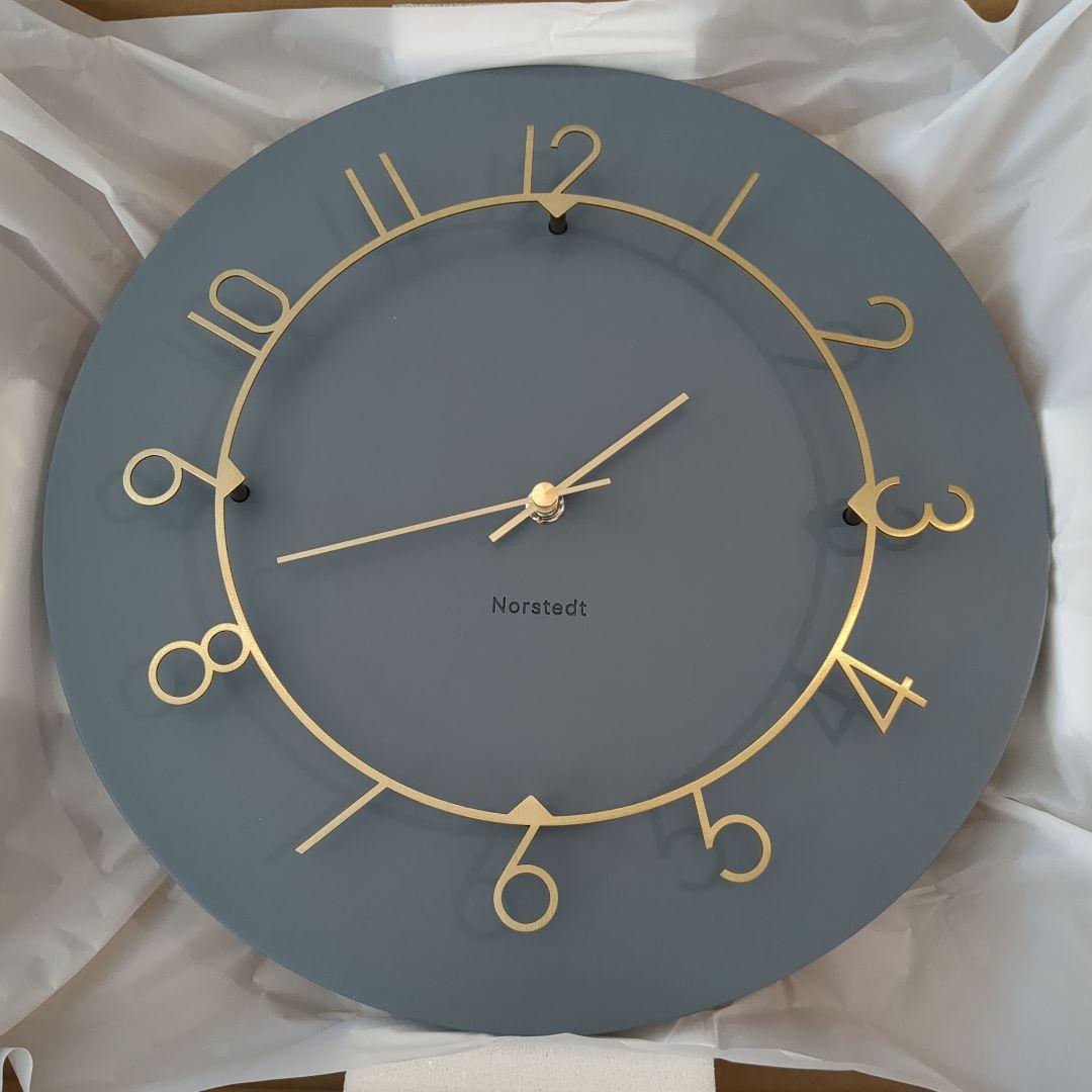 【新品未使用】掛け時計 Luu INTERFORM CL-4317 ネイビー