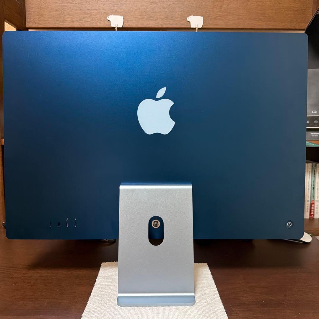 Apple iMac (24-inch, M1, 2021) ブルー　512GB