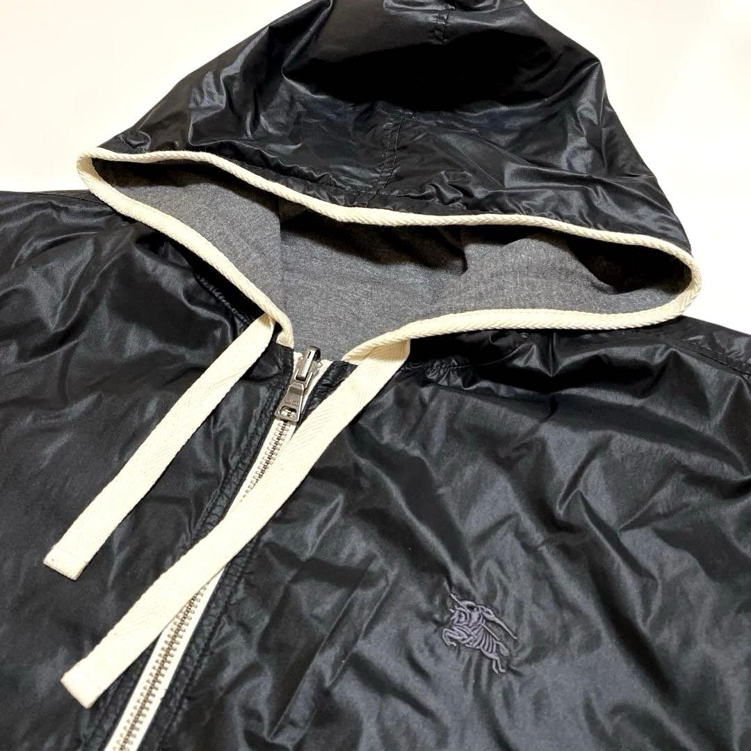 【美品】バーバリーブラックレーベルジップアップパーカーリバーシブル3