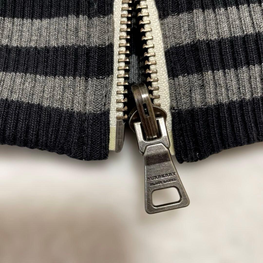 【美品】バーバリーブラックレーベルジップアップパーカーリバーシブル3