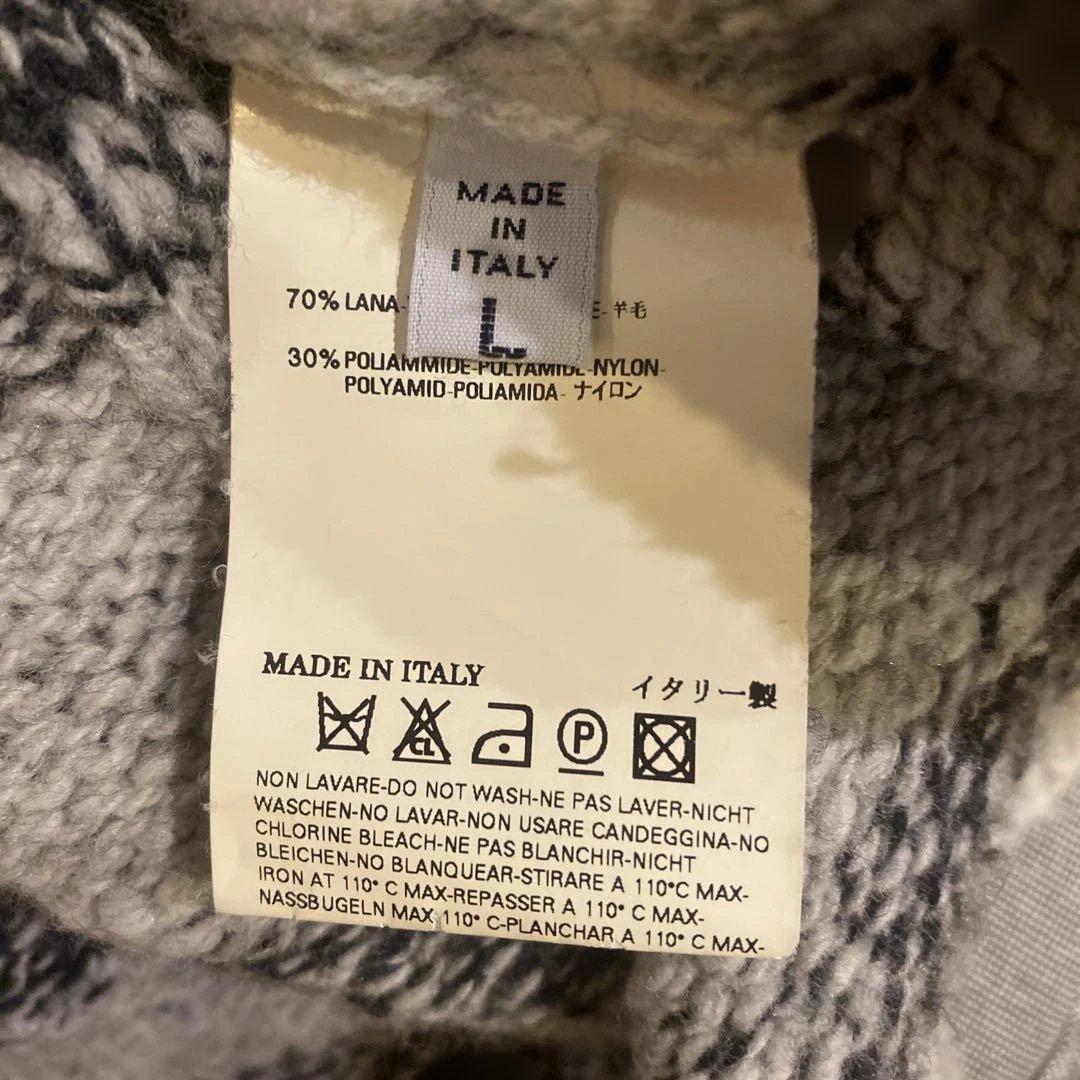 マルタンマルジェラ Vネックストライプニットセーター