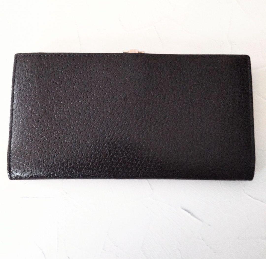 ☆値引中☆財布 メンズ 二ツ折リ ブランド グッチ ロゴクリップ 黒