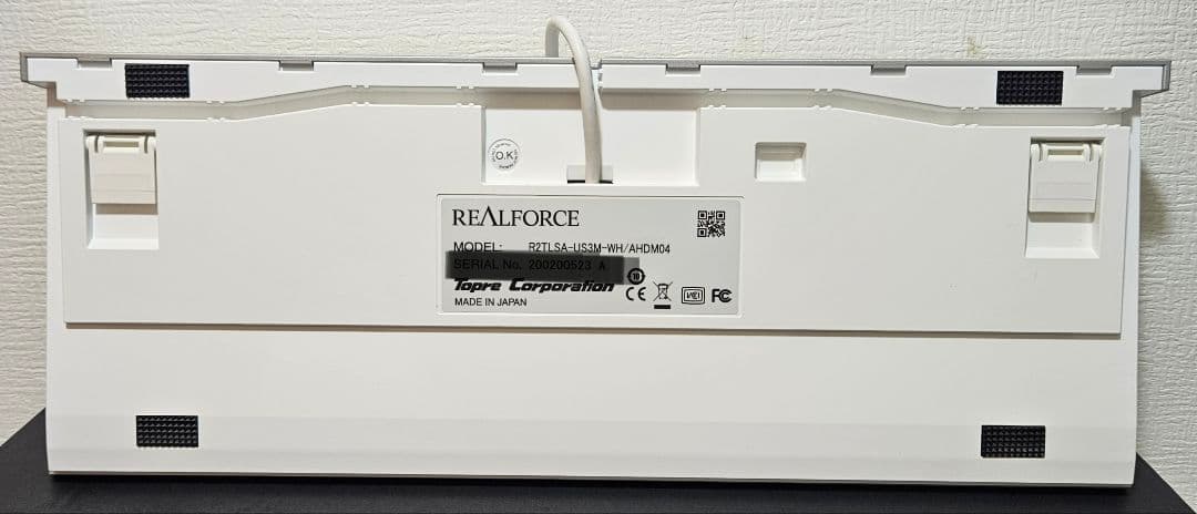 中古良品 REALFORCE TKL SA for Mac 英字配列版 1箱