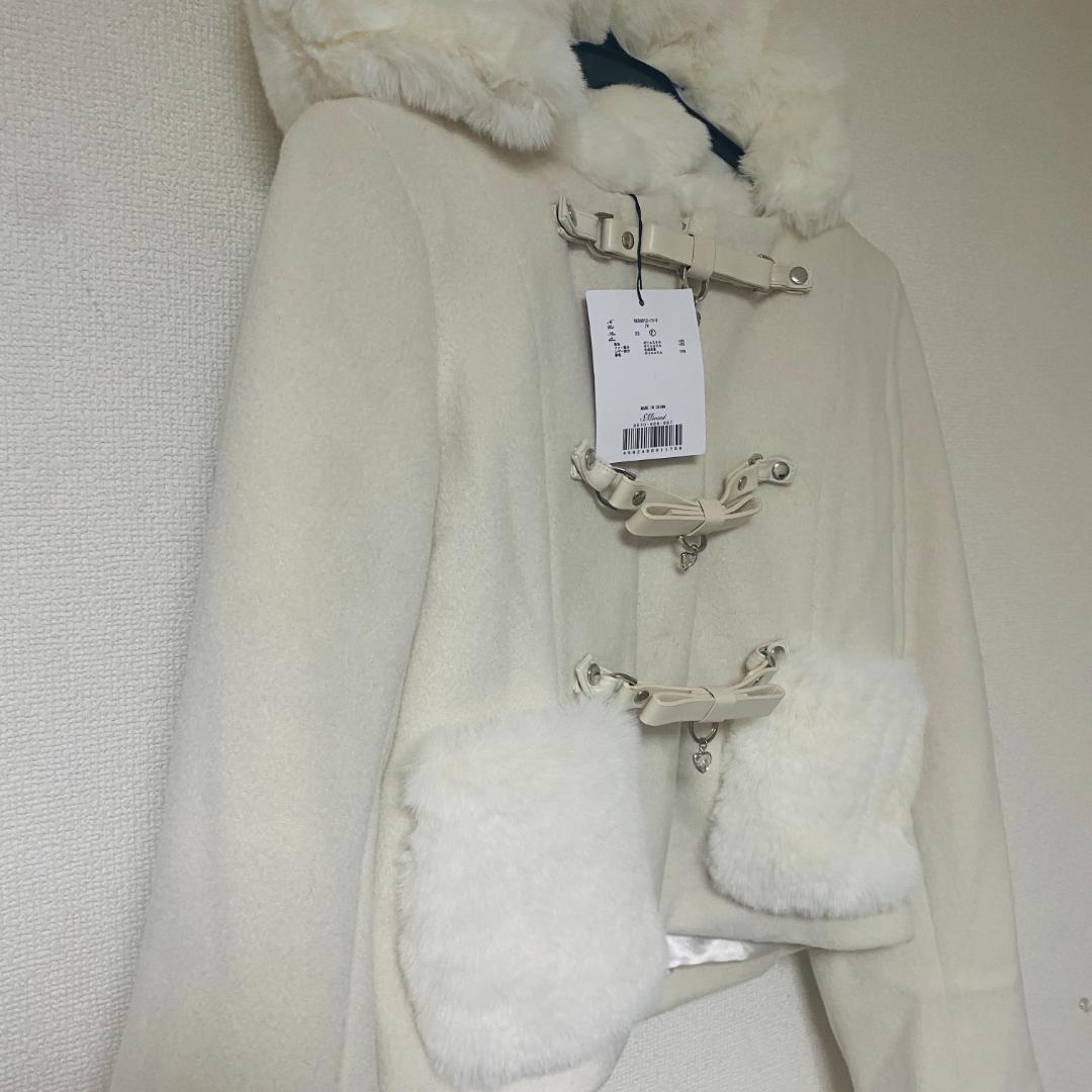 新品未使用　michellMacaron ミシェルマカロン ショートコート 白