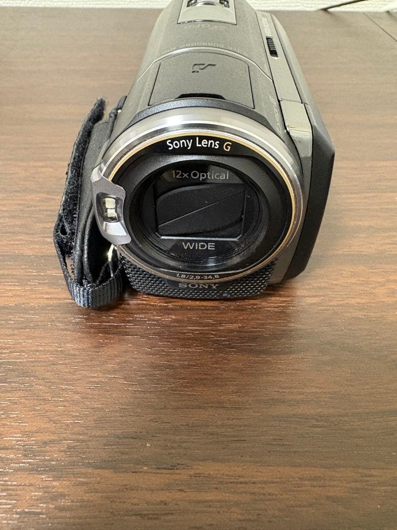 SONY HDR-PJ590V 美品　長時間バッテリー&ポーチ付き