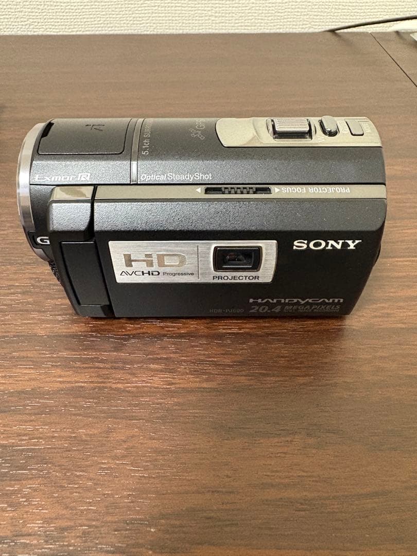 SONY HDR-PJ590V 美品　長時間バッテリー&ポーチ付き