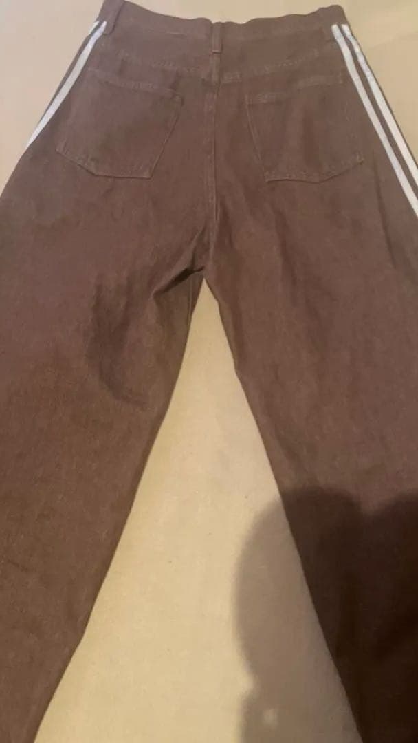 THE TOE ブラウンデニムパンツ Sサイズ