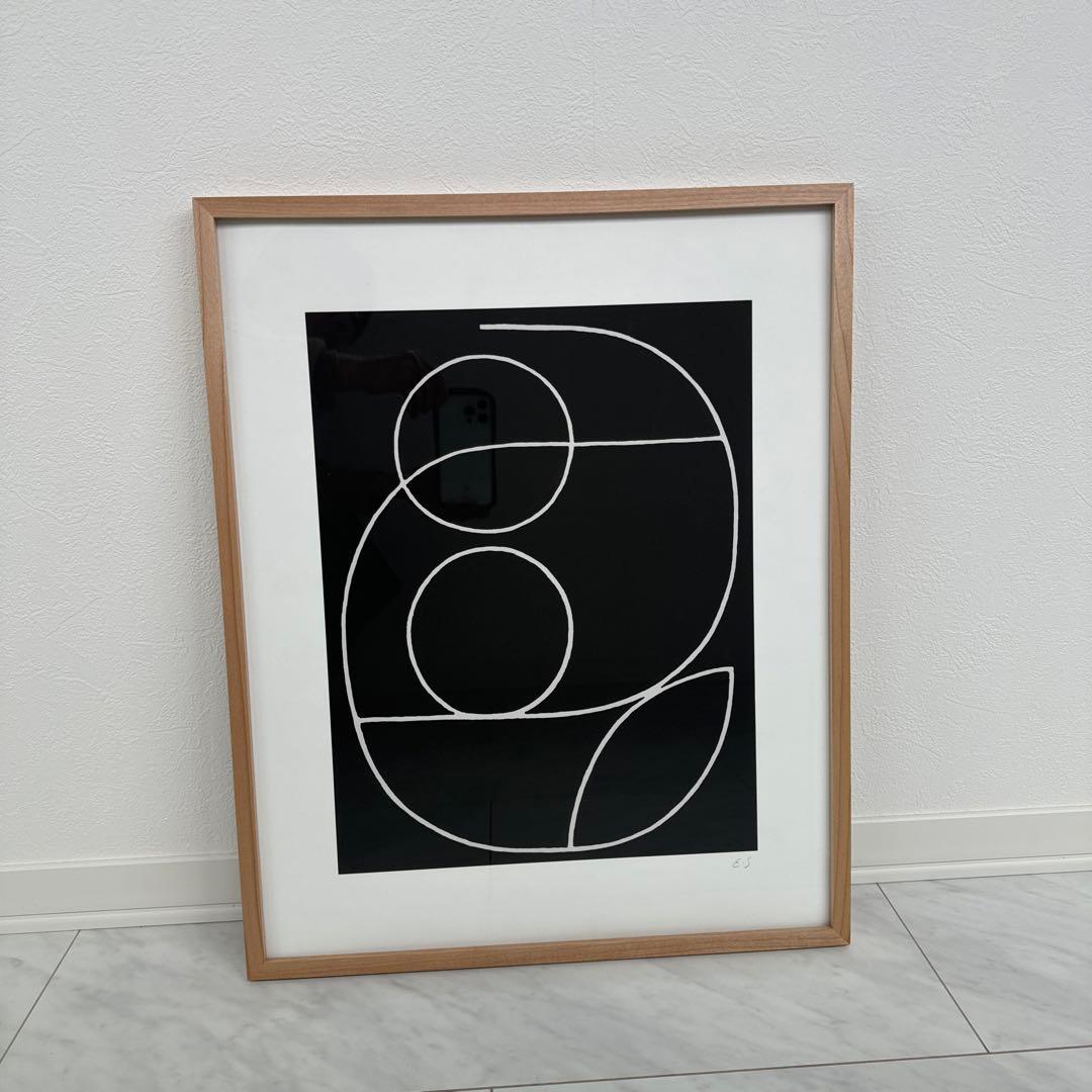 アートポスター 額入り 北欧 デザイナー インテリア 額装