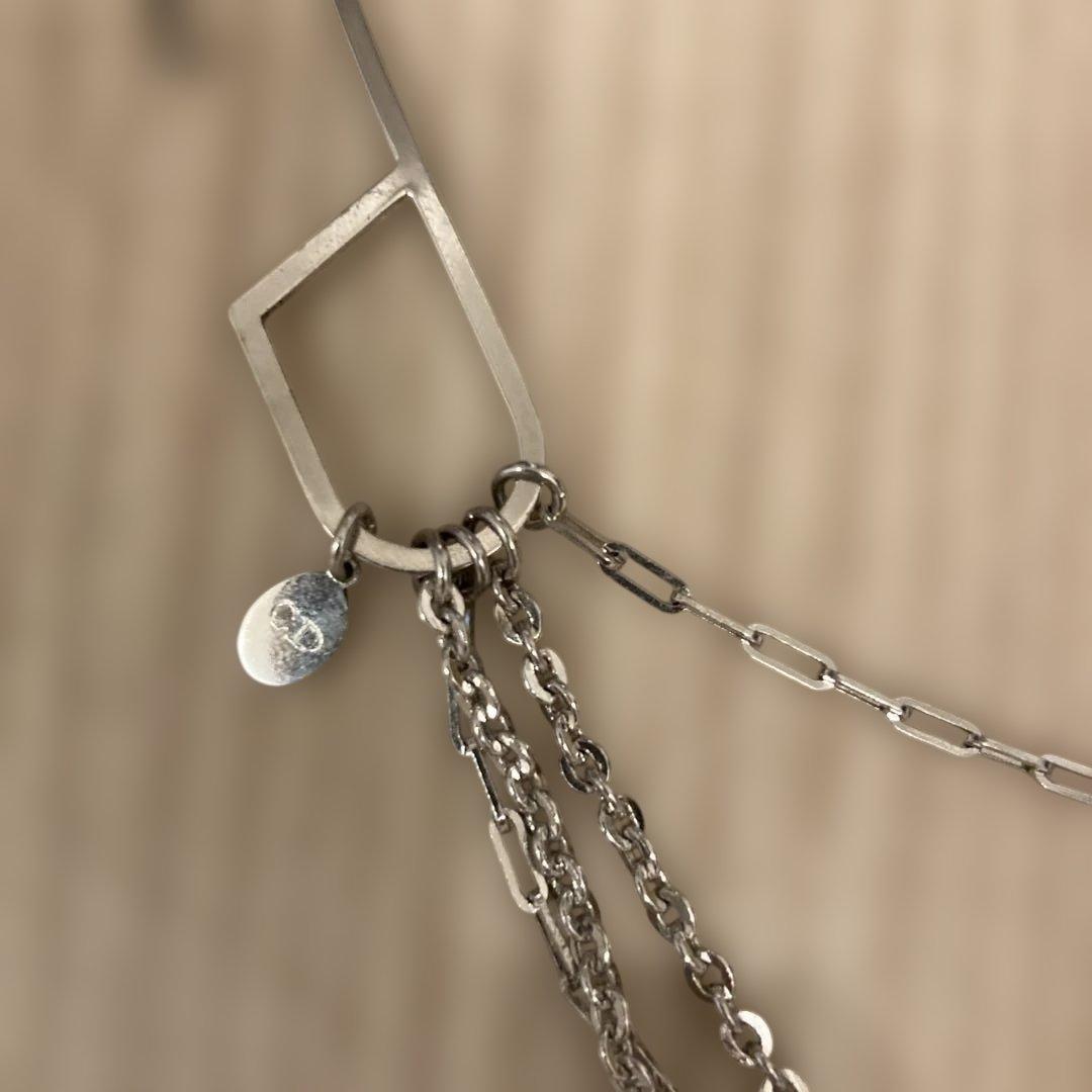 Christian Dior 3連チェーン　ウォレットチェーン