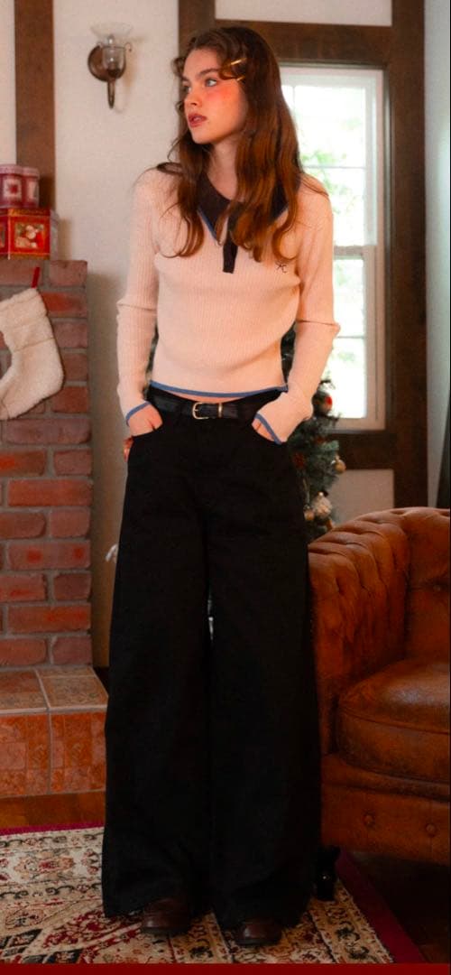 アリソンブラウン　クラシック　ブラックジーンズ