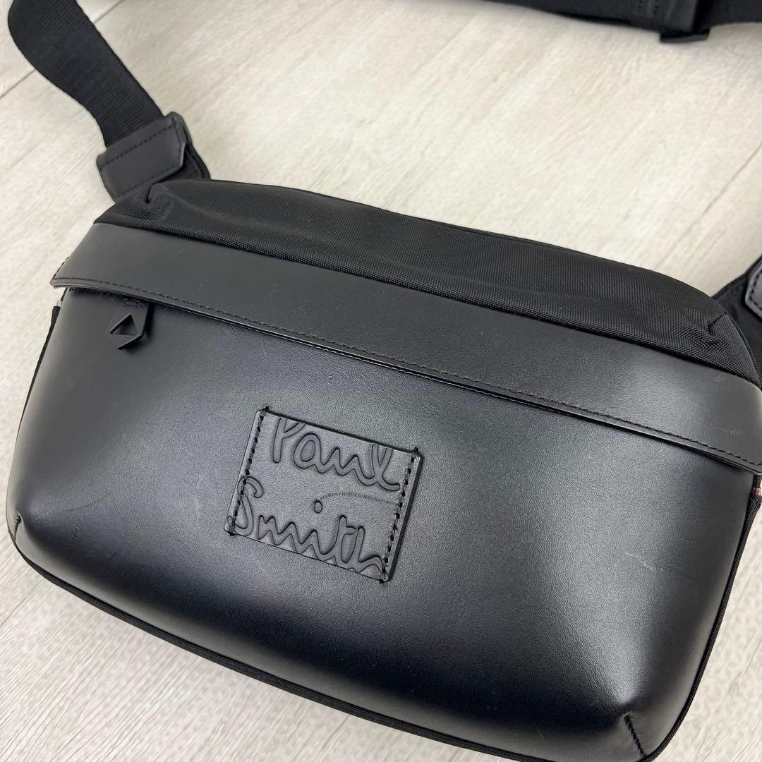 美品✨近年モデル ポールスミス ボディバッグ アーバンコミューター レザー 黒