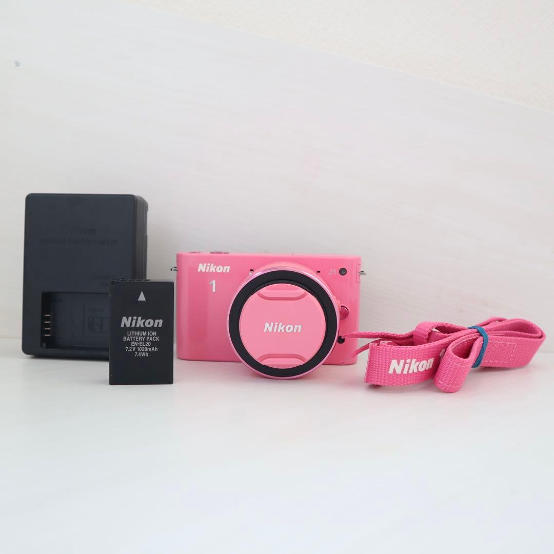 ☃️本日まで!〘希少〙Nikon 1 J1 ミラーレス一眼カメラ ピンク
