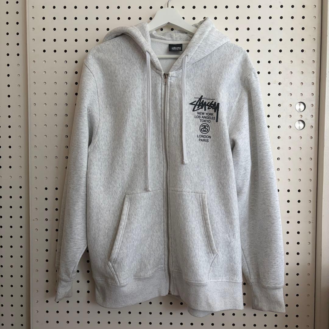 STUSSY World Tour Zip Hoodie 正規品