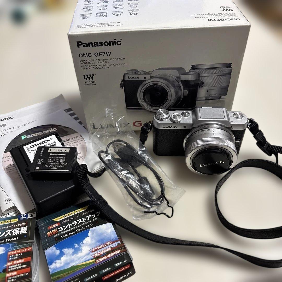 Panasonic DMC-GF7W ミラーレス一眼カメラ　欠品あり