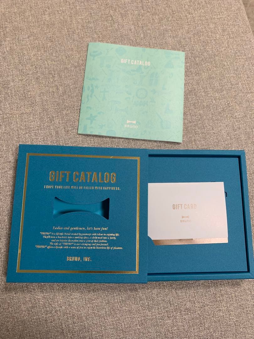 値下げしました！！BRUNOのギフトカタログとギフトカードのセット