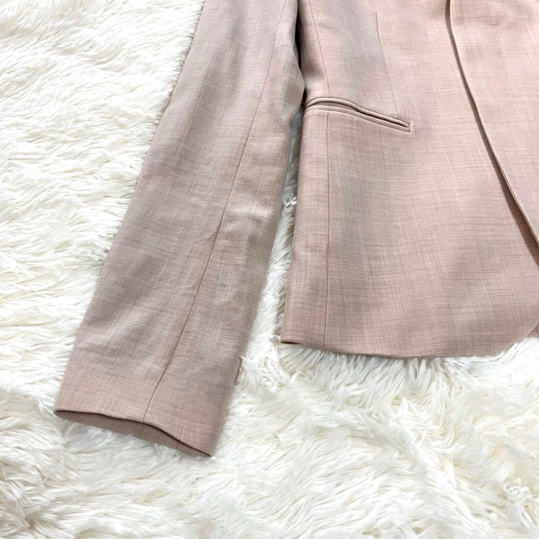 セオリー 現行 ノーカラージャケットパンツセットアップ 入学式 M スーツ上下