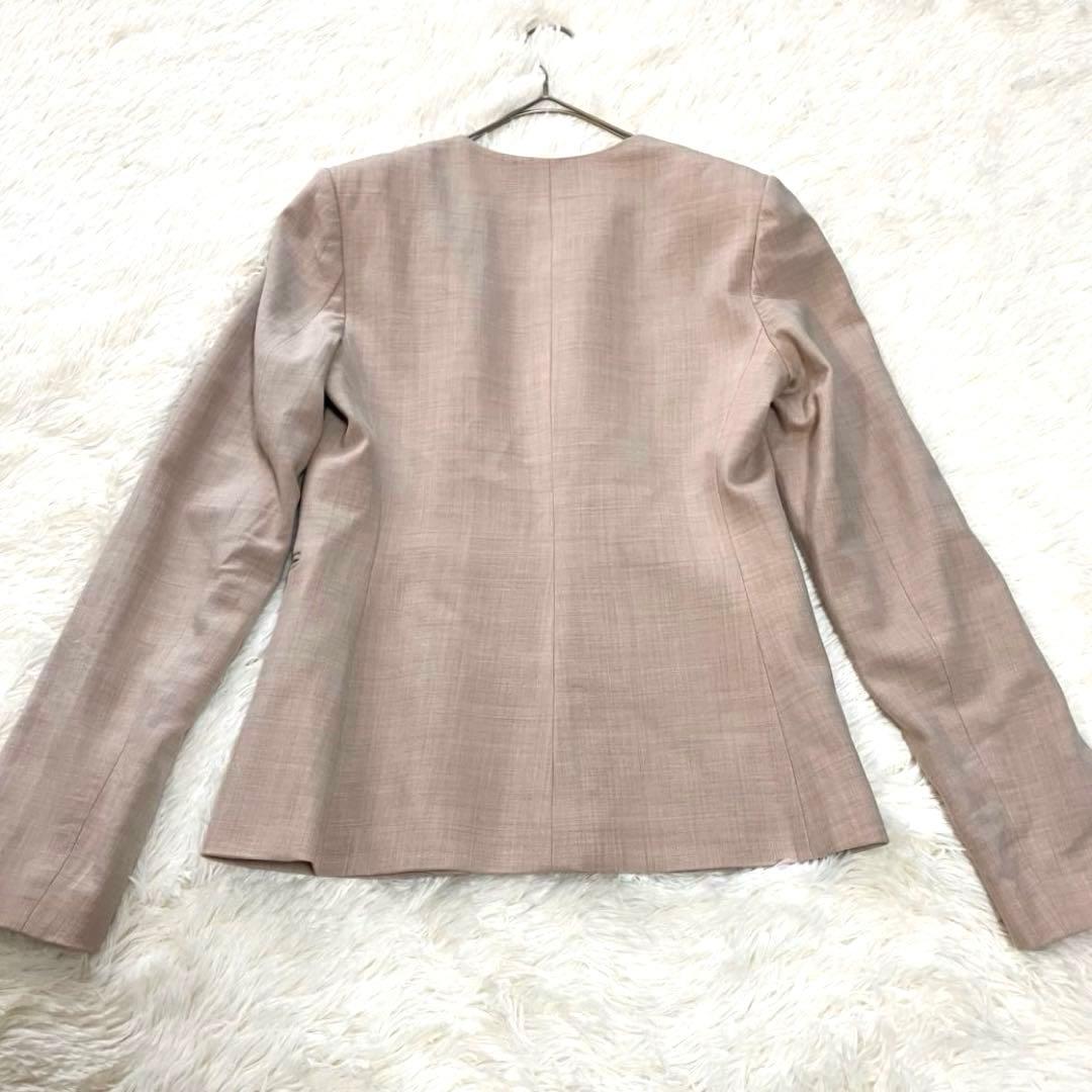 セオリー 現行 ノーカラージャケットパンツセットアップ 入学式 M スーツ上下