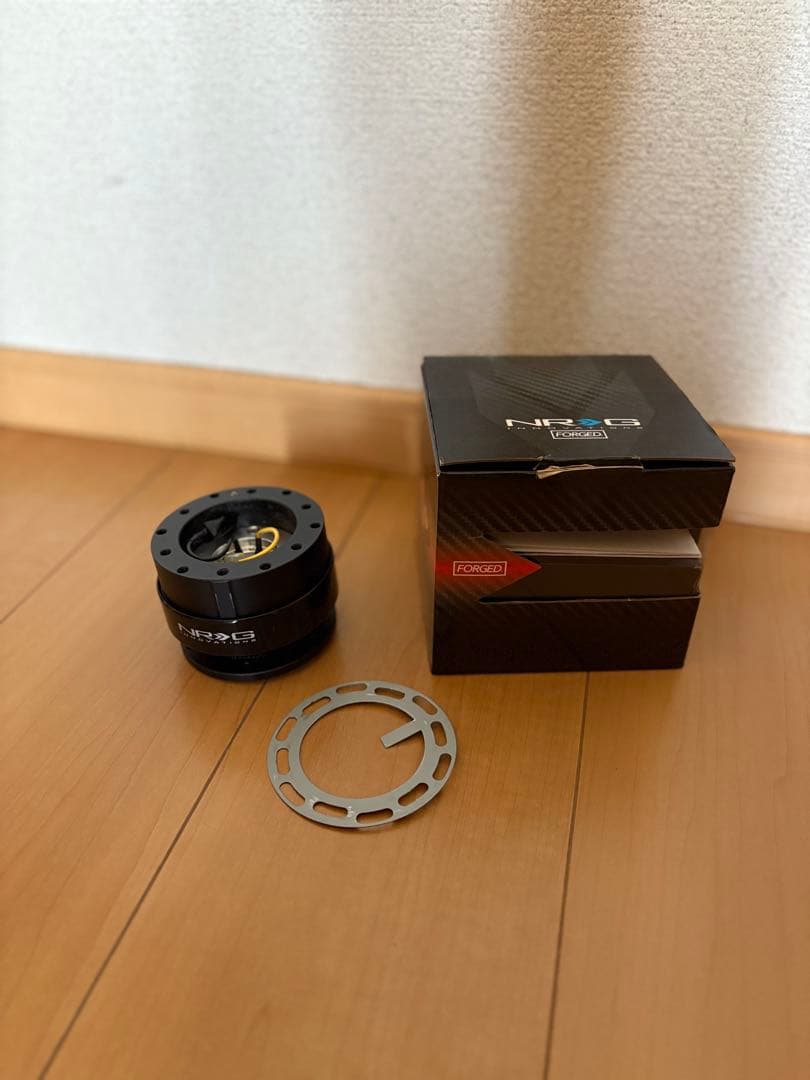 NRG クイックリリース ブラック　日本語取り付け説明書付き