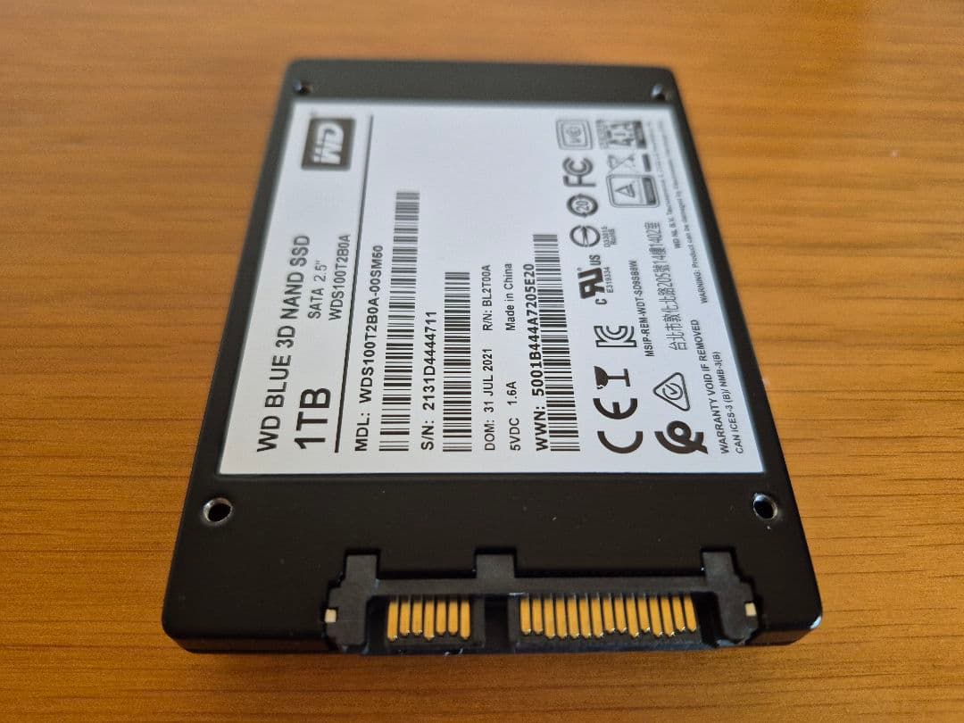 内蔵型SSD WD Blue 1TB SATA SSD