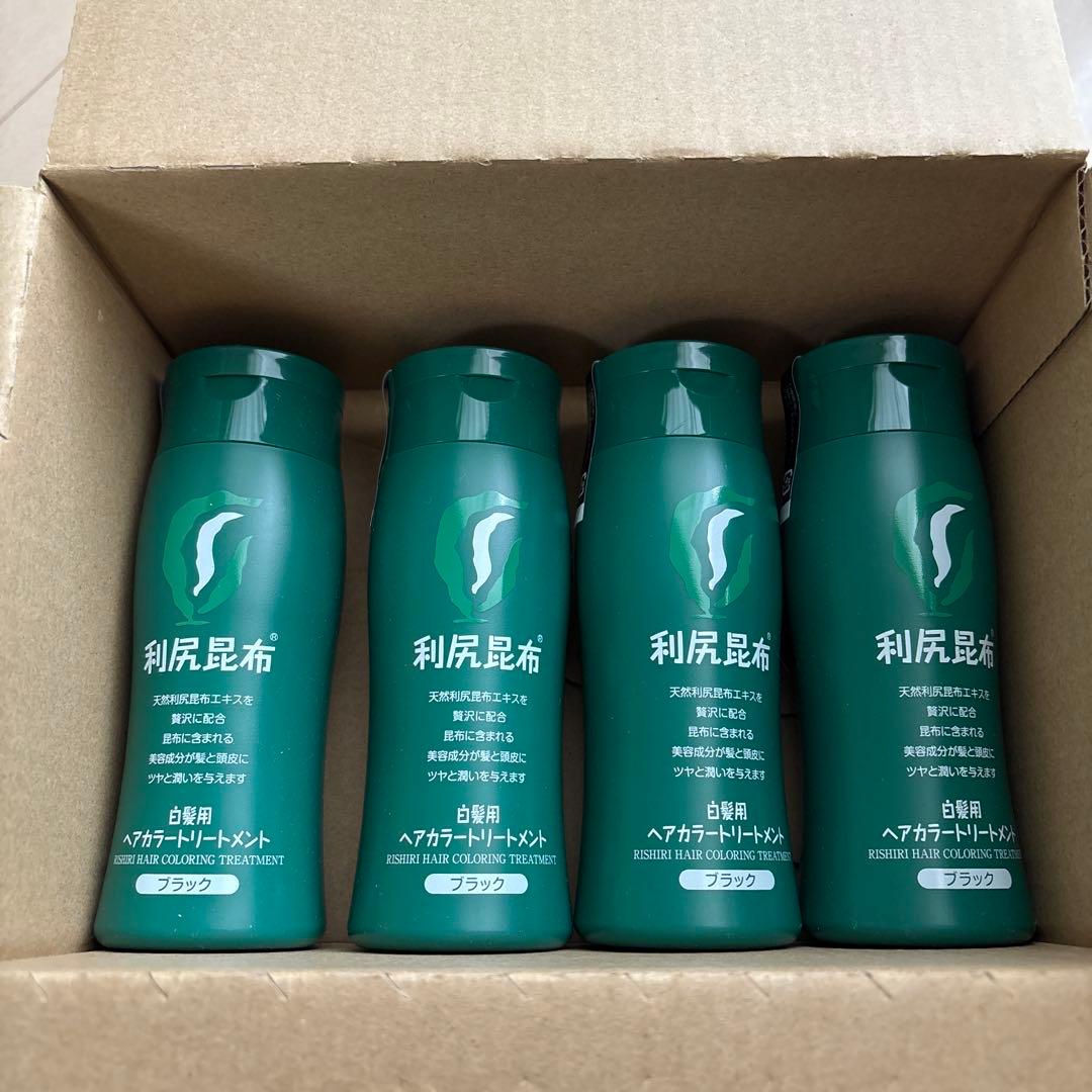 Toby 利尻昆布　白髪用ヘアカラートリートメント　ブラック