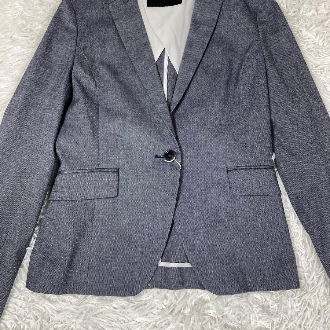 【未使用タグ付き品】コットンオックステーラー セットアップスーツ　ウォッシャブル